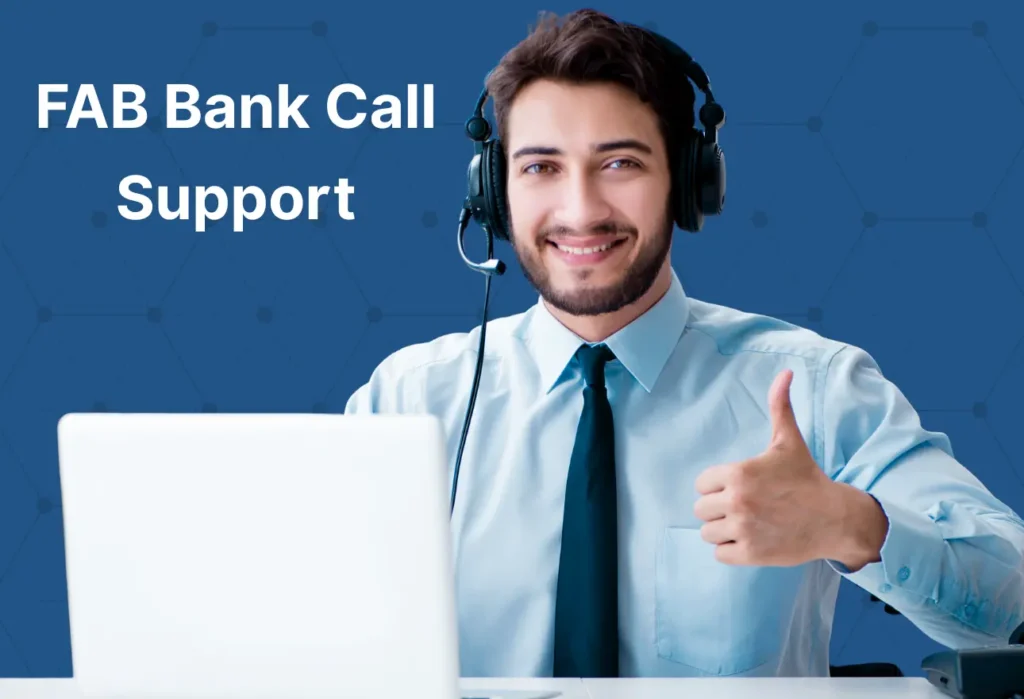 FAB balance check by calling at the bank helpline number