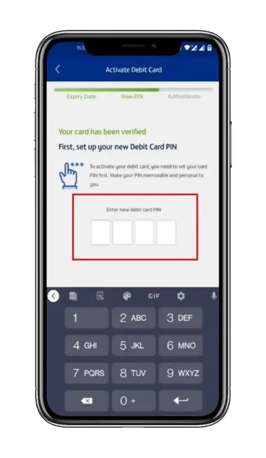 Setup your new FAB Debit Card PIN